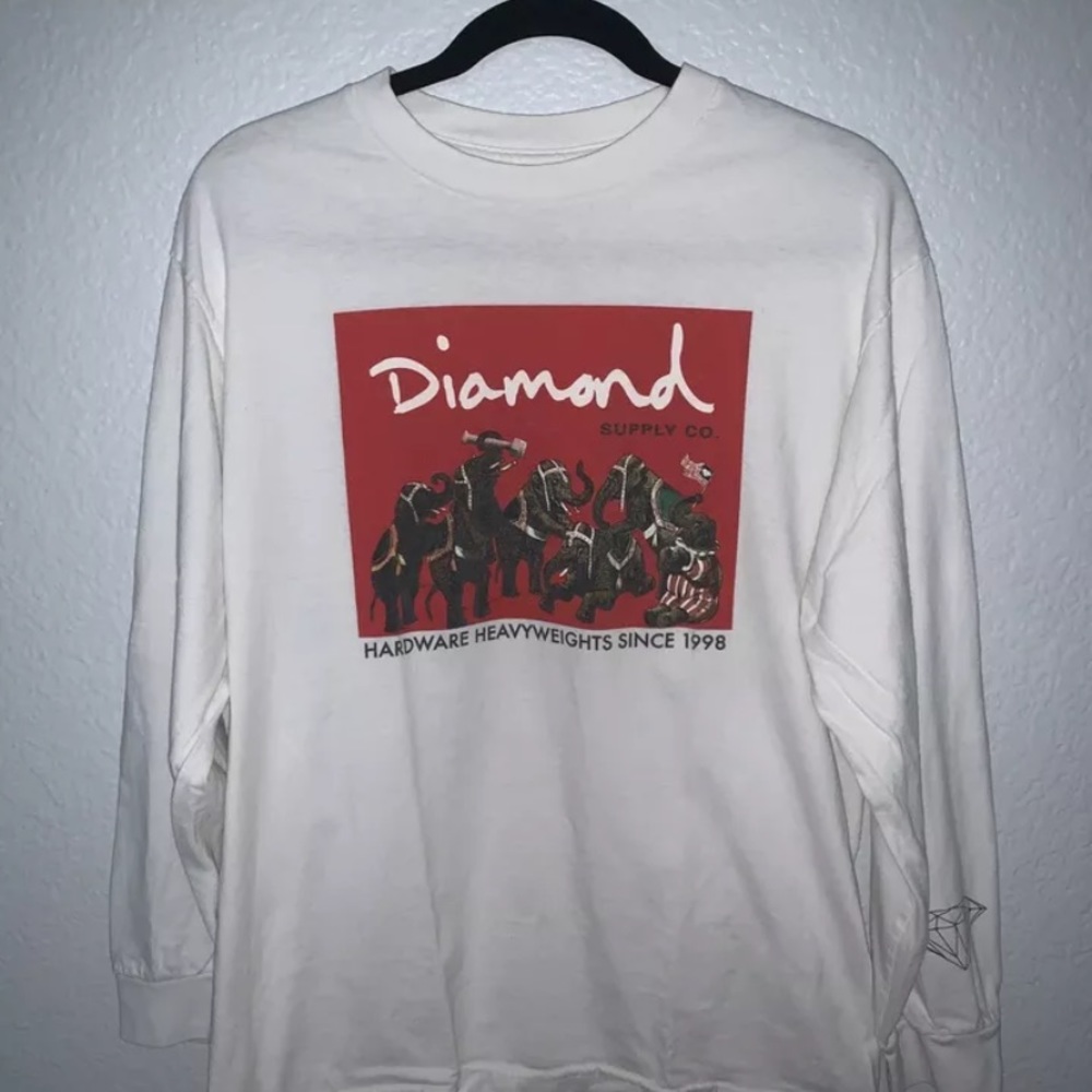 Diamond Supply Co. Men's Vintage Long Sleeve Tee